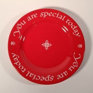 Original Red Plate 10.5in special Waechtersbach